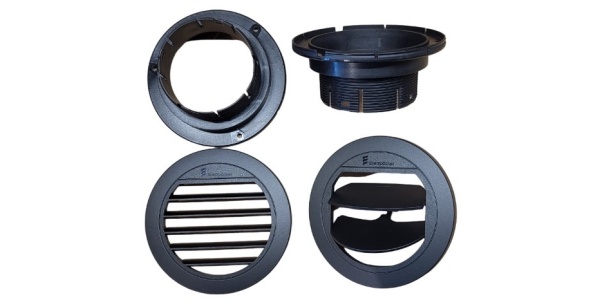 Rešetke za izpuh toplega zraka za grelce Eberspaecher, Webasto, Autoterm, kitajce