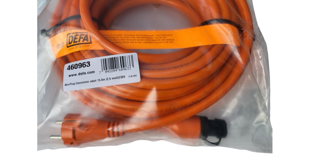 Defa Heavy Duty cable 15m 3x2,5mm2