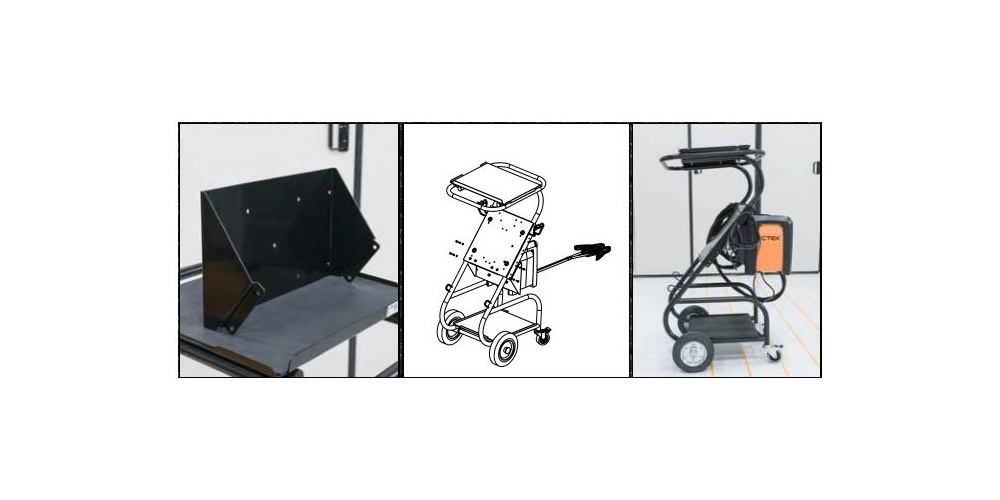 Za Trolley je potrebno naročiti še adapter-nosilec za PRO120