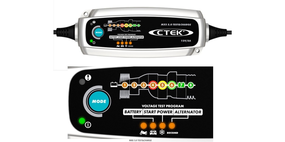 CTEK polnilec akumulatorja MXS 5.0 Test & Charge EU 12V