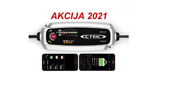 CTEK MXS 5.0 polnilec akumulatorja in CTX Battery Sense 12V za nadzor akumulatorja - PRIVARČUJETE 22,80 EUR