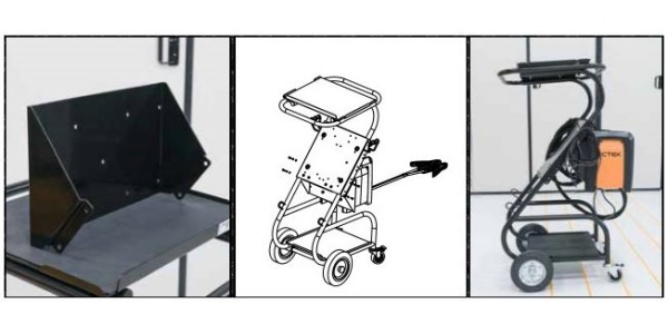 Za Trolley je potrebno naročiti še adapter-nosilec za PRO120