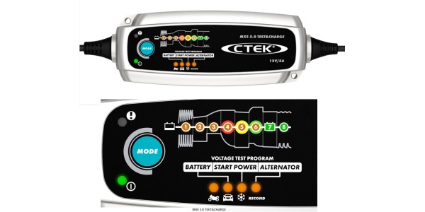 CTEK polnilec akumulatorja MXS 5.0 Test & Charge EU 12V