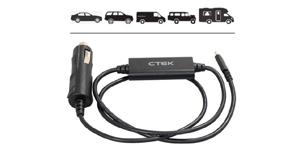 CTEK CS FREE prenosni polnilec akumulatorja in 12V USB-C polnilni kabel - AKCIJA !
